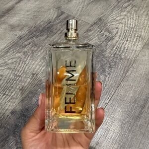 FEMME Fragrance Bottle with Gold Tint
